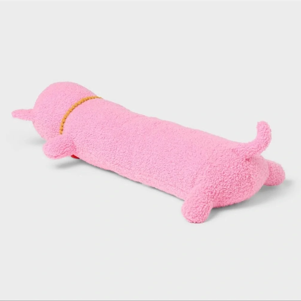 Pink Cat Plush Pillow